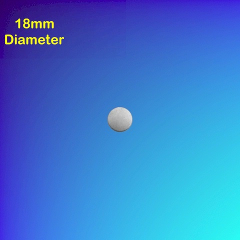 Blank Aluminium Disc (10-pack) 18mm