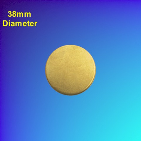 Blank Brass Disc (10-pack) 38mm