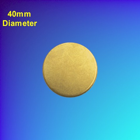 Blank Brass Disc (10-pack) 40mm