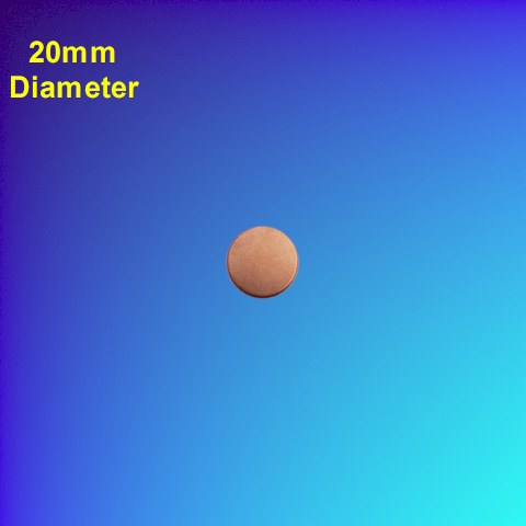 Blank Copper Disc (10-pack) 20mm