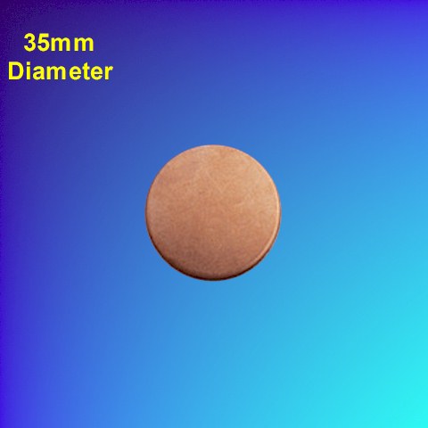 Blank Copper Disc (10-pack) 35mm