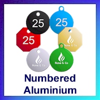 Numbered Aluminium Tags Numbered Aluminium Tags
