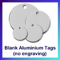 Blank Aluminium Tags