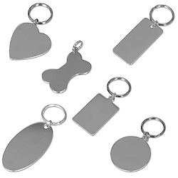 Chrome-plated Keyrings
