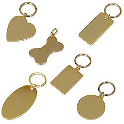 Gold-plated Keyrings