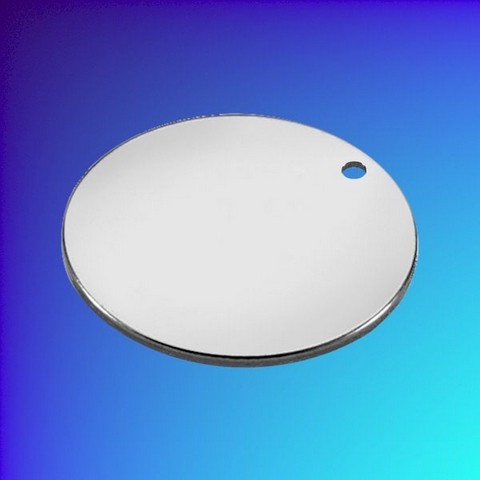 Nickel Disc Tag - 28mm